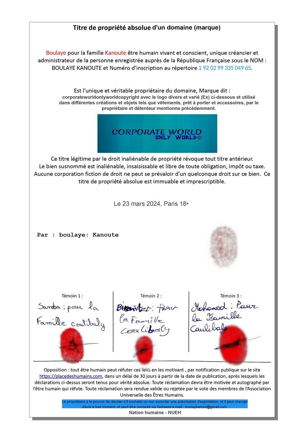 titre de propriete absolue domaine marque corporateworlonlyworldcopyright boulaye kanoute page 0001