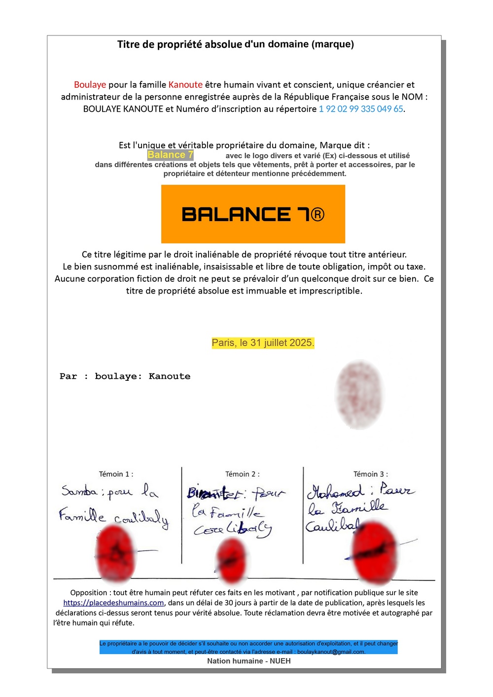 titre de proprite absolue domaine marque balance 7boulaye kanoute 1